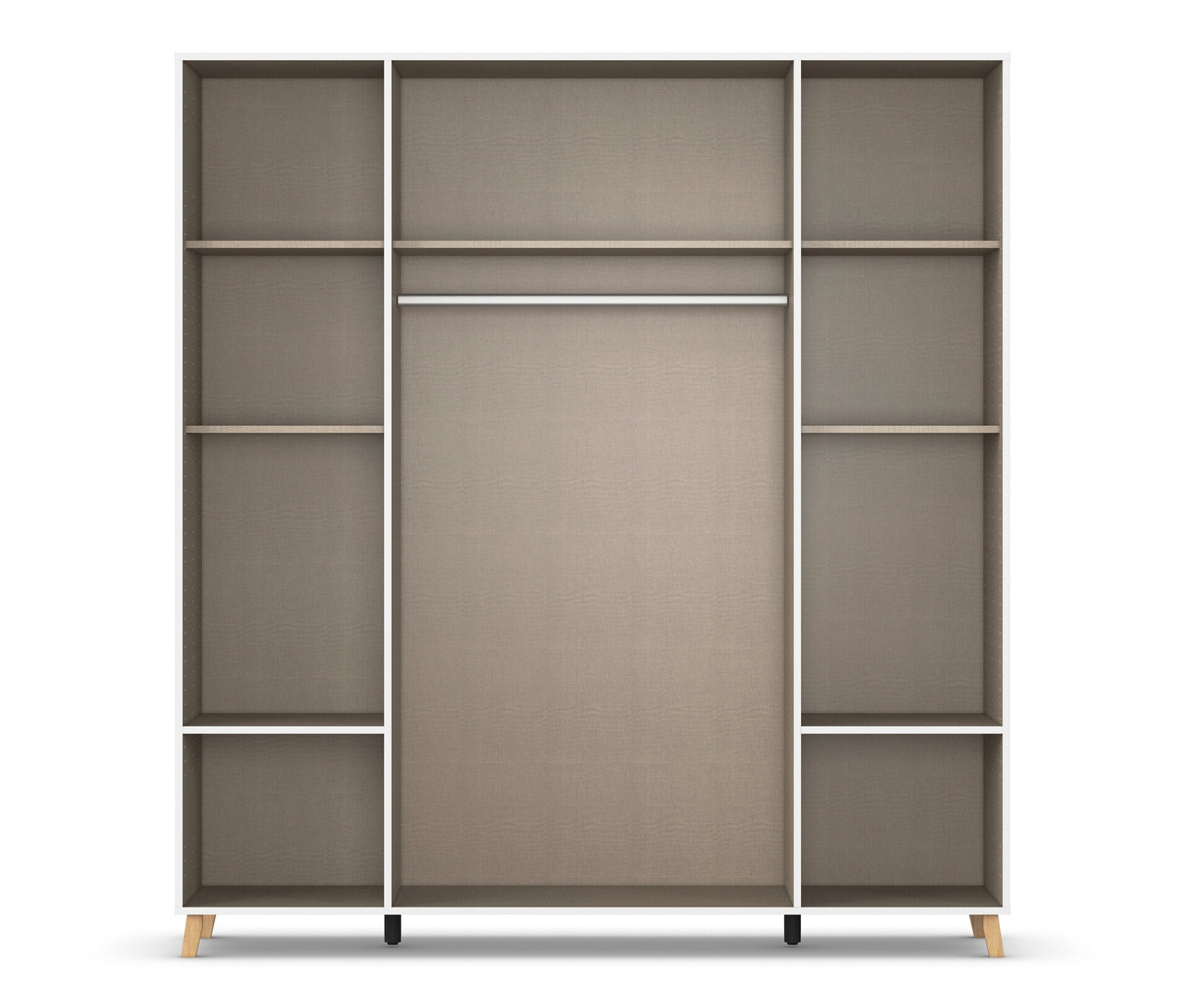 Thumbnail - rauch Drehtürenschrank »Shinjo« - 187x53x203cm - braun - Holz