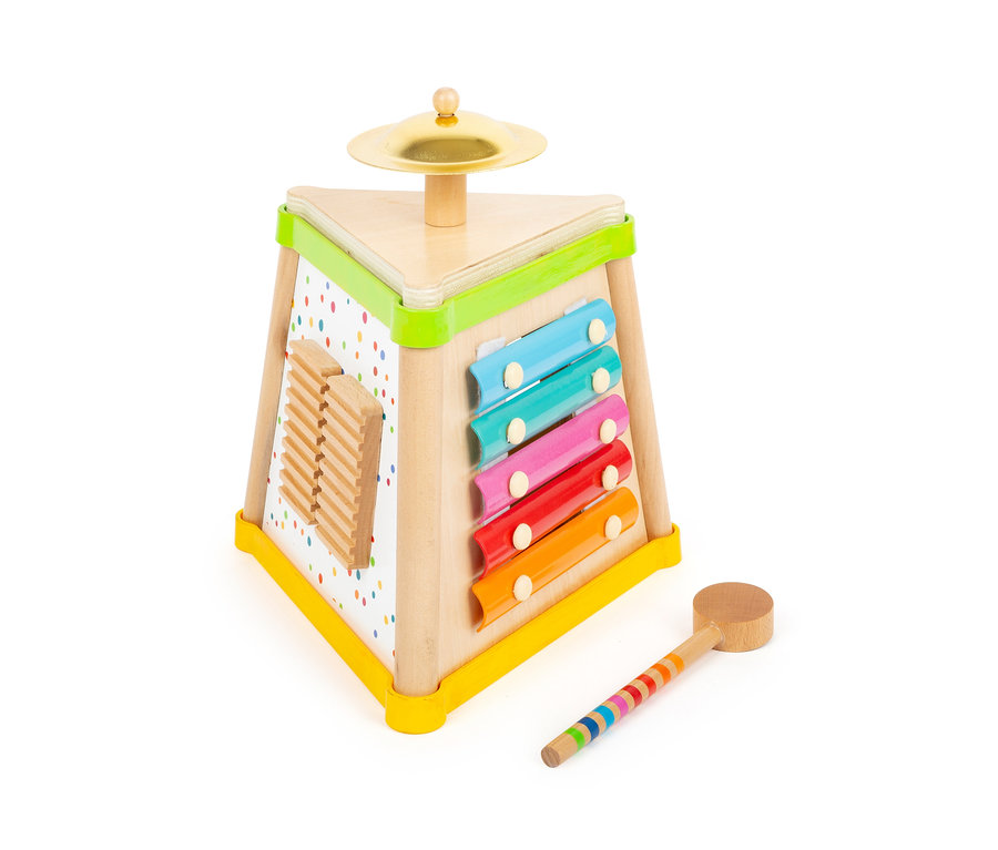 small foot Musikdreieck »Sound« aus Holz mit Xylophon, Becken und Schlägel.