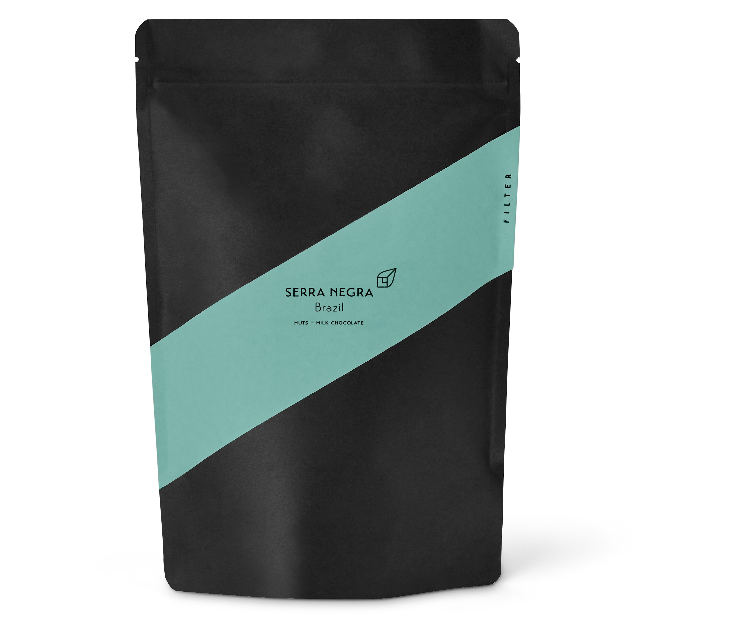 Eine Packung Kaffeekirsche - Serra Negra Filterkaffee - 250 g Gemahlen.