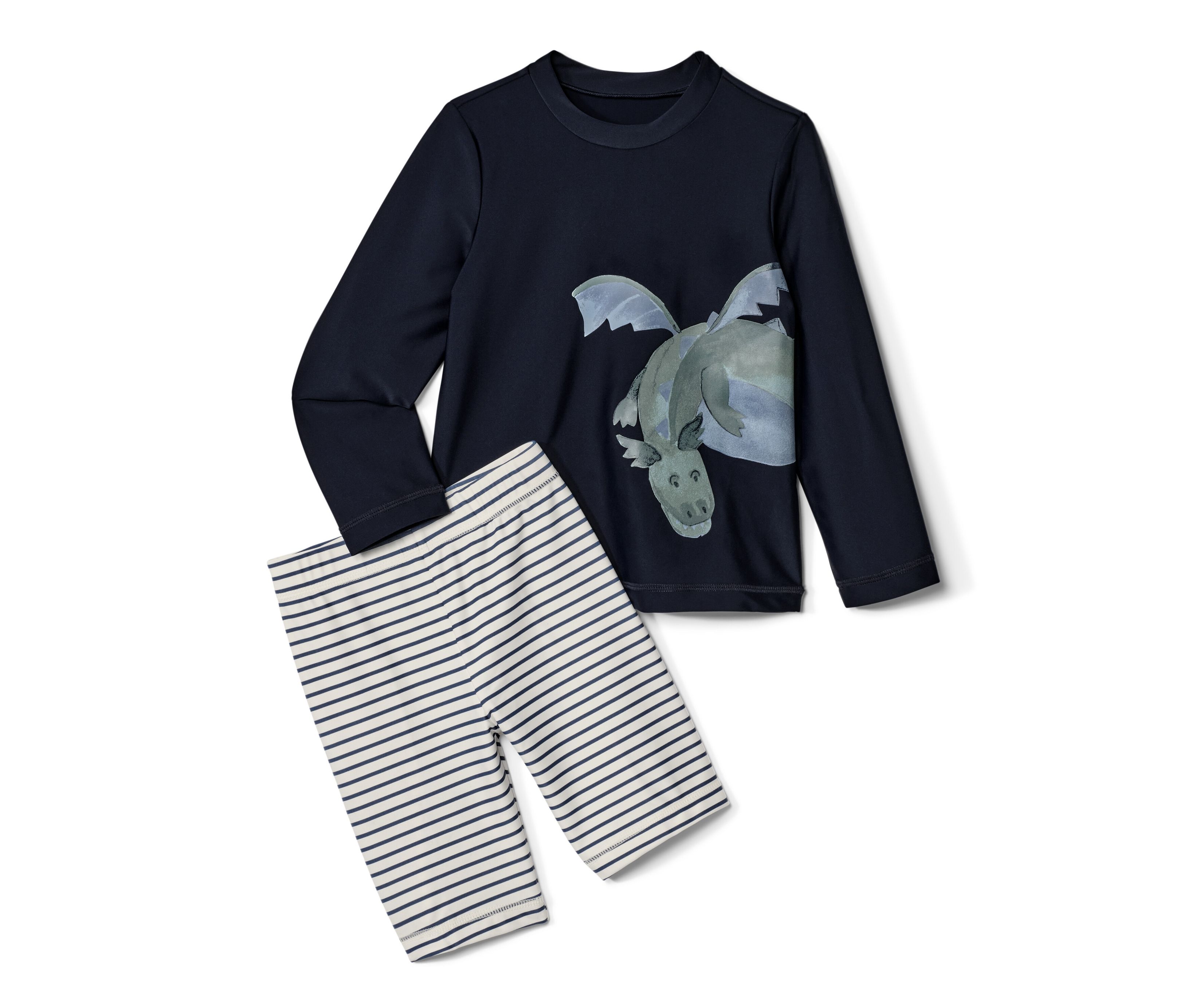 Tchibo - Kinder-Kombi mit UV-Schutzfaktor 80 - Herren - Gr. 86/92 - creme/print