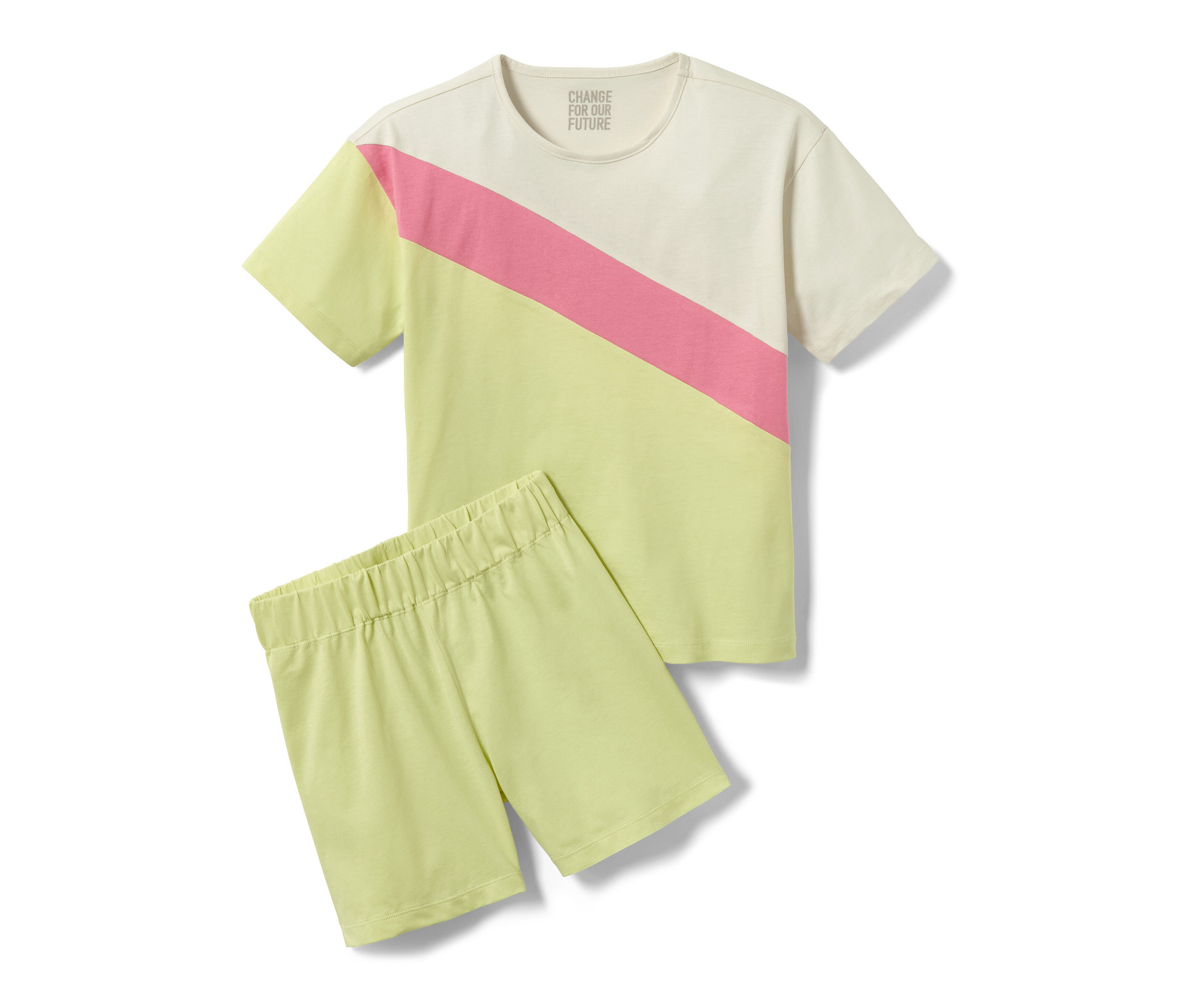 Tchibo - Kinder-Pyjama - Mädchen - Gr. 146/152 - creme