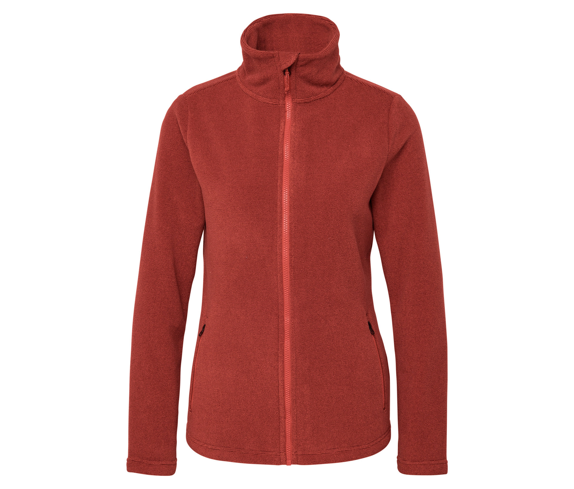 Fleecejacke - Damen - Gr. L - orange - orange