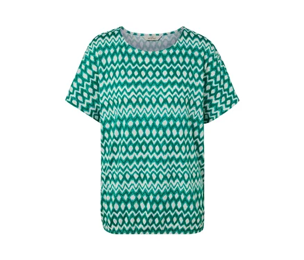 Bedrucktes Blusenshirt.