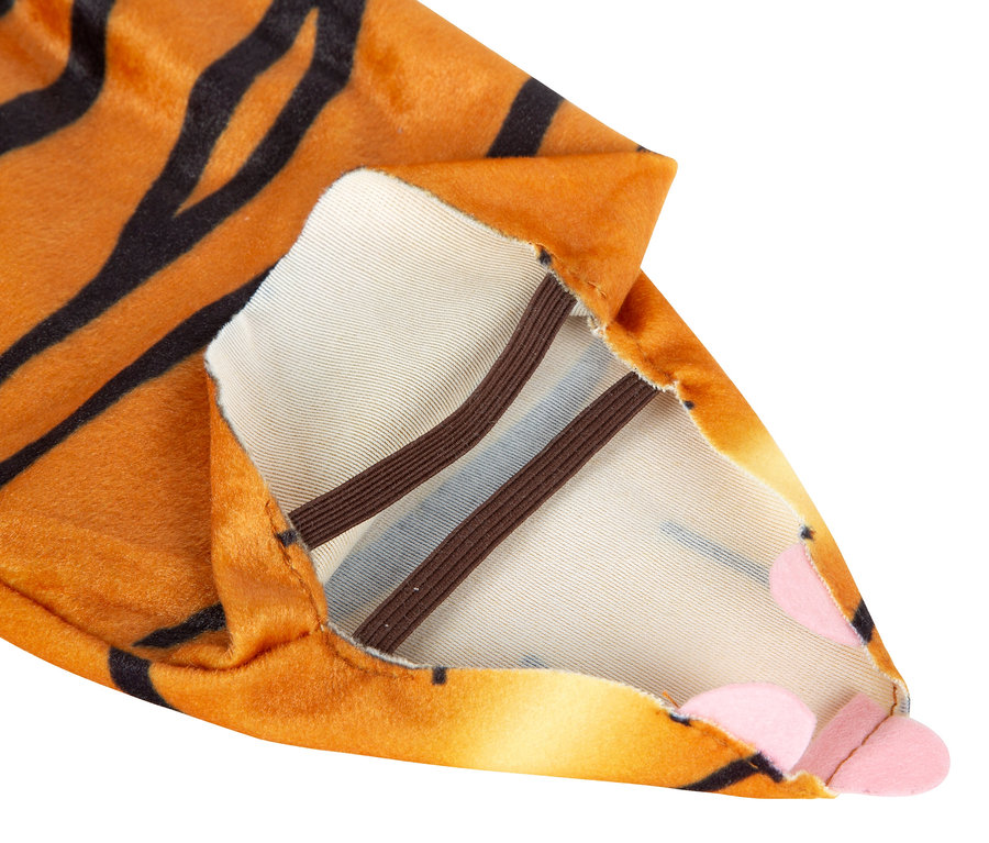 Detailansicht von small foot Tigerkostüm mit Gummibändern.