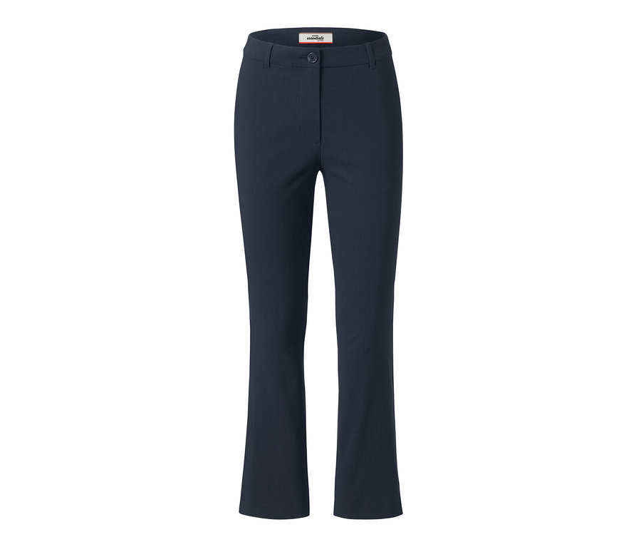 Eine marineblaue, Cropped Bengalin-Hose.