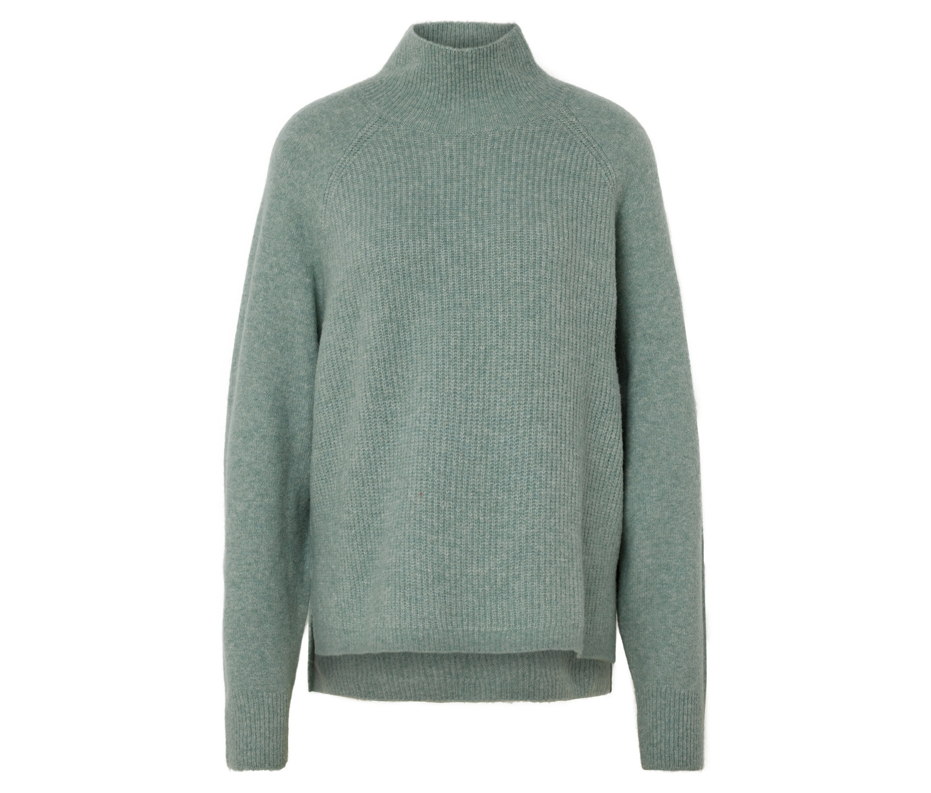 Soufflé-Yarn-Grobstrickpullover - Damen - Gr. XXL - grün - grün