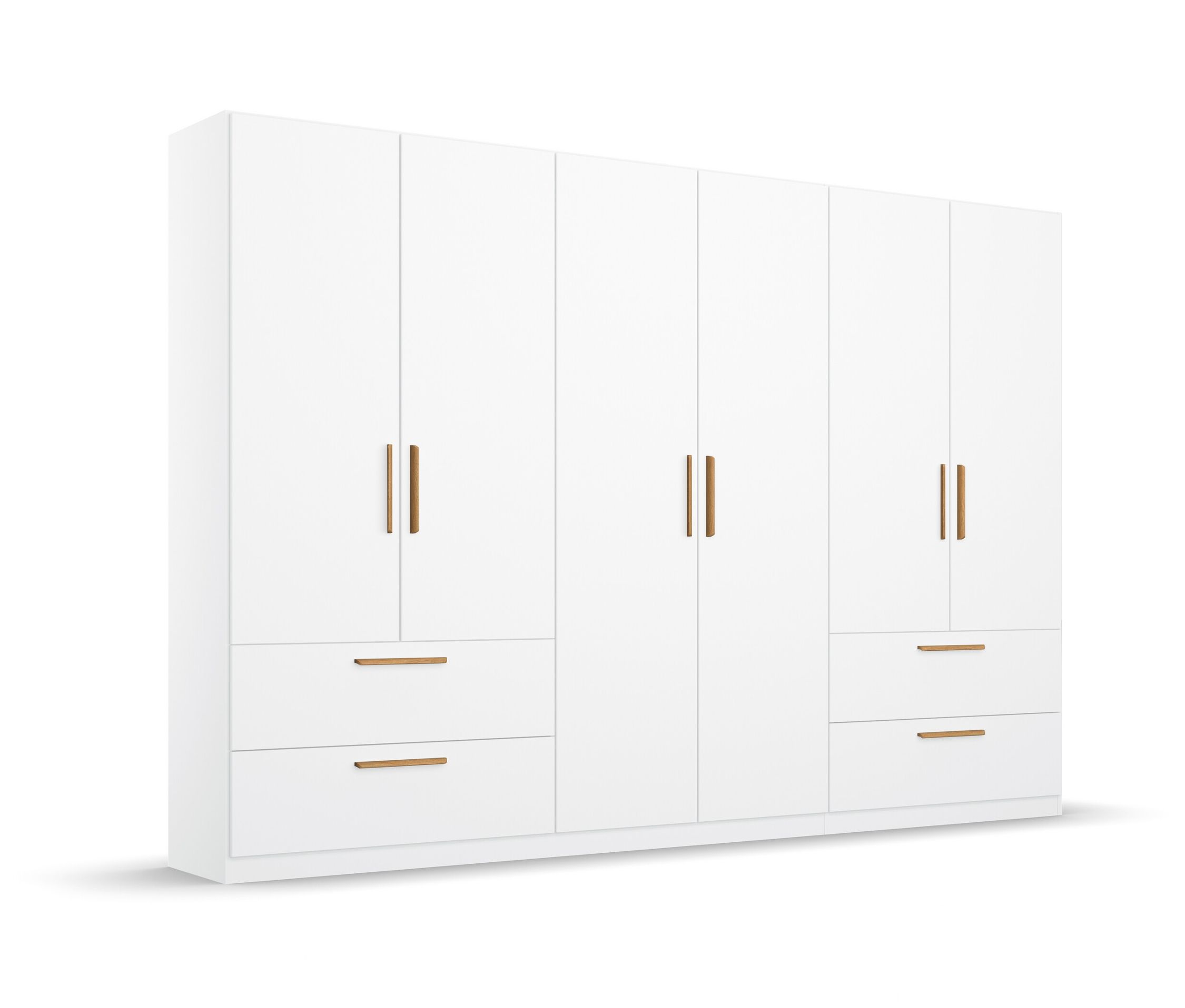 rauch Drehtürenschrank »Skandi« - 271x54x210cm - braun - Holz