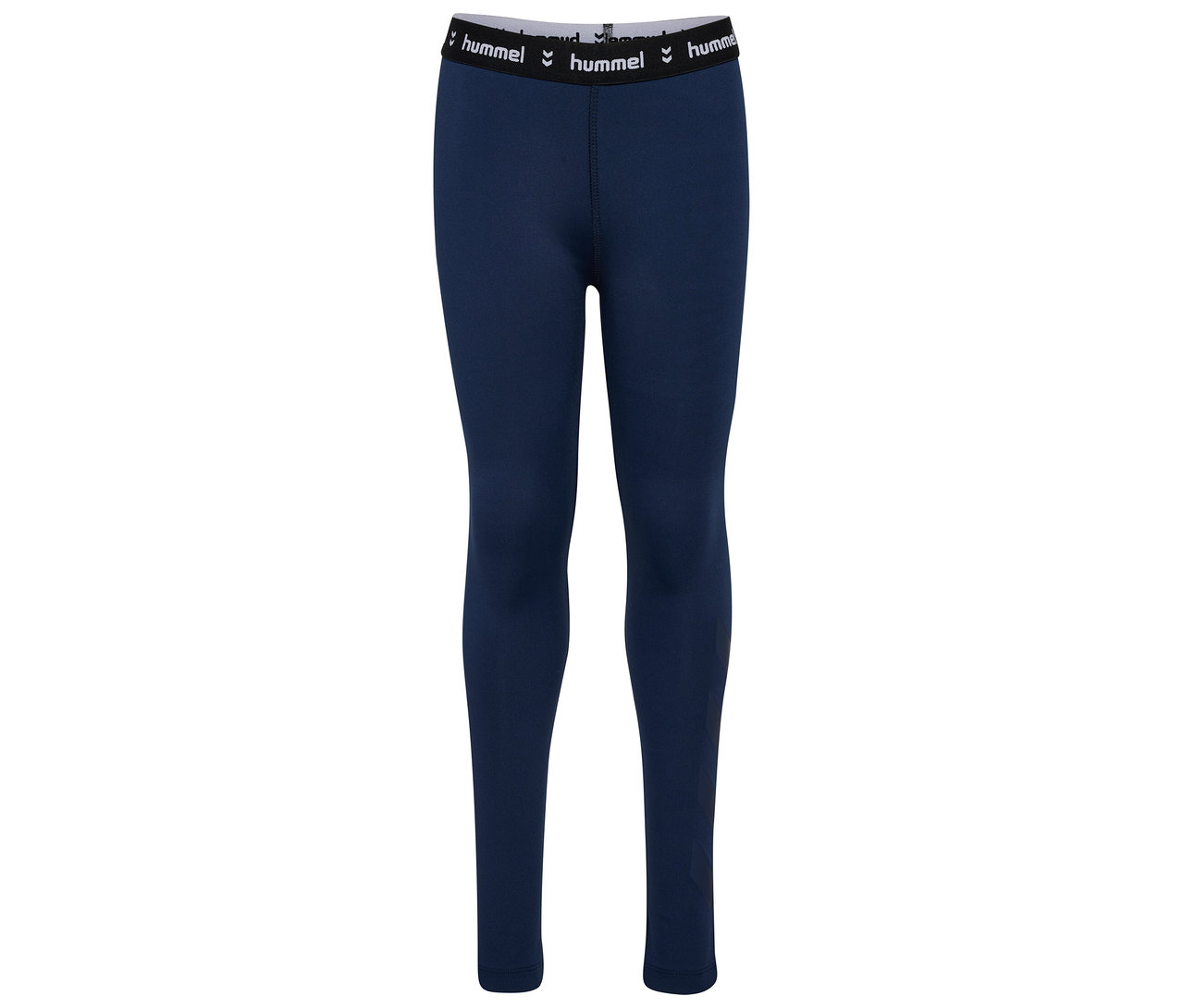 Marineblaue HUMMEL HMLJR Pulse Mid Waist Tight Leggings.