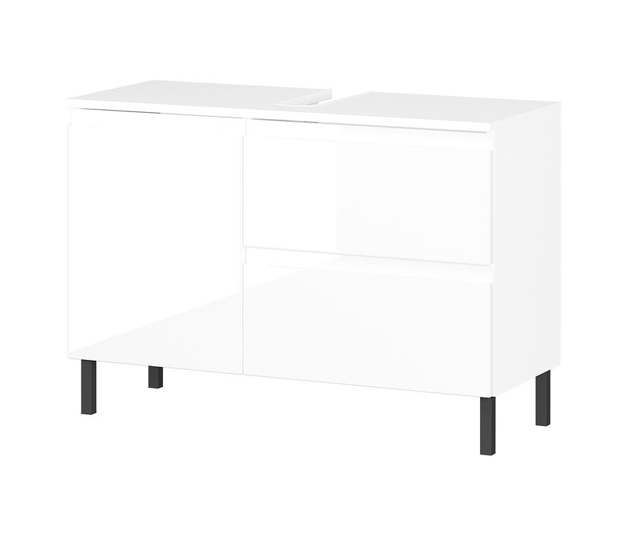 Weißer Waschbeckenunterschrank »Salinas«.