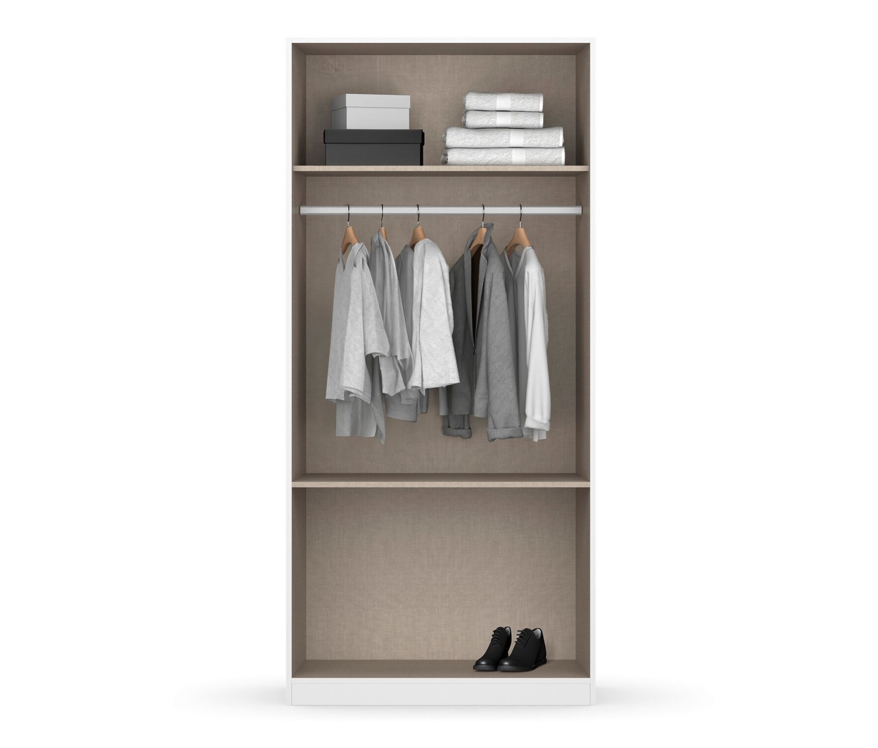 Thumbnail - rauch Kleiderschrank »Joel« - 91x54x197cm - grau - Holz