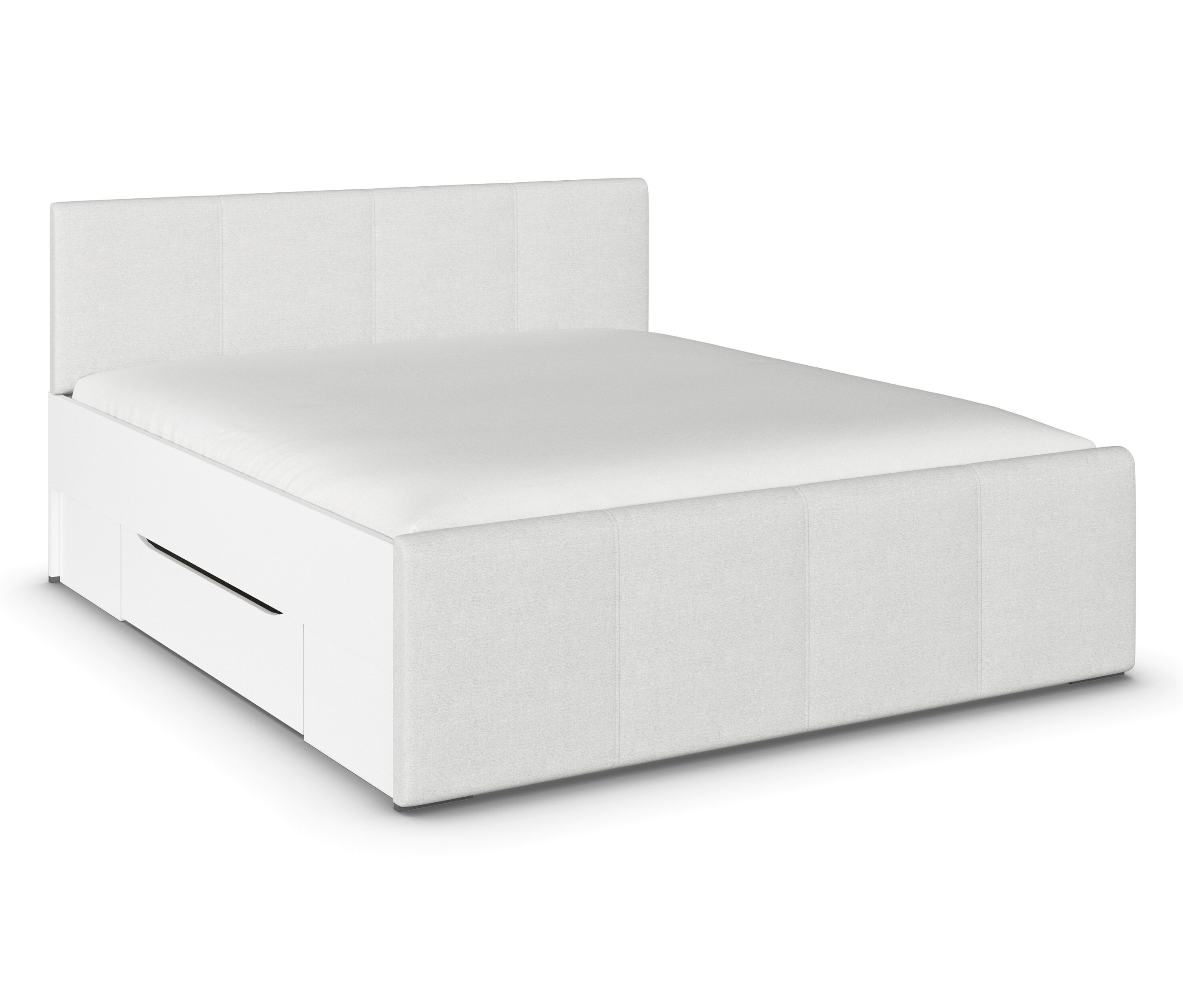 rauch Bett »Holga« - 185x211x100cm - weiß - Holz / Holz