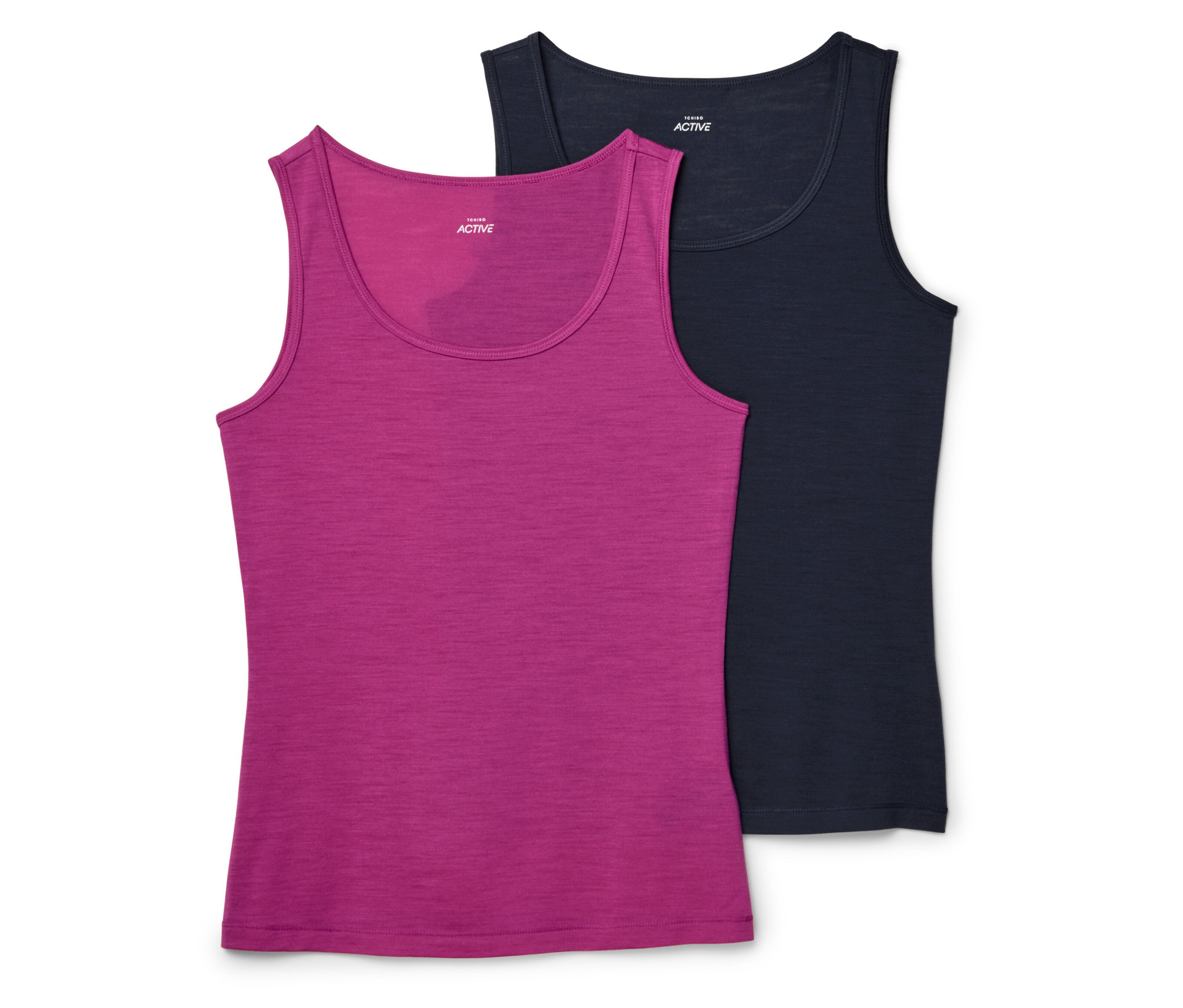 Tanktops mit Merinowolle - Damen - Gr. XL - pink - pink