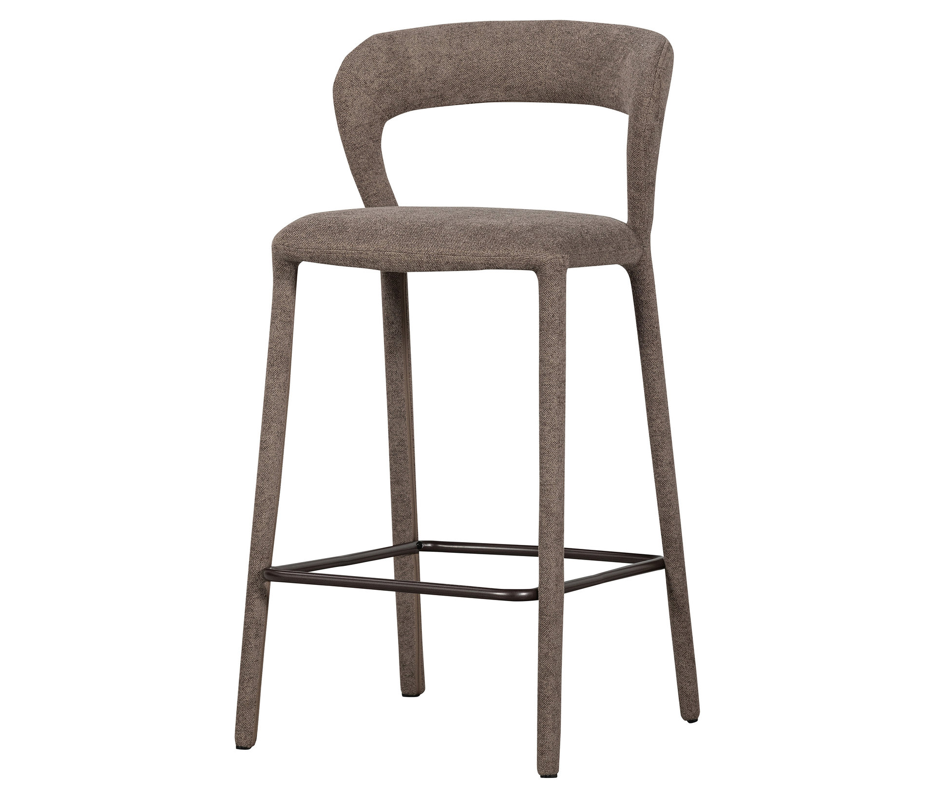 Tchibo - Woood Barhocker »Noble« - 48x52x95cm - taupe -