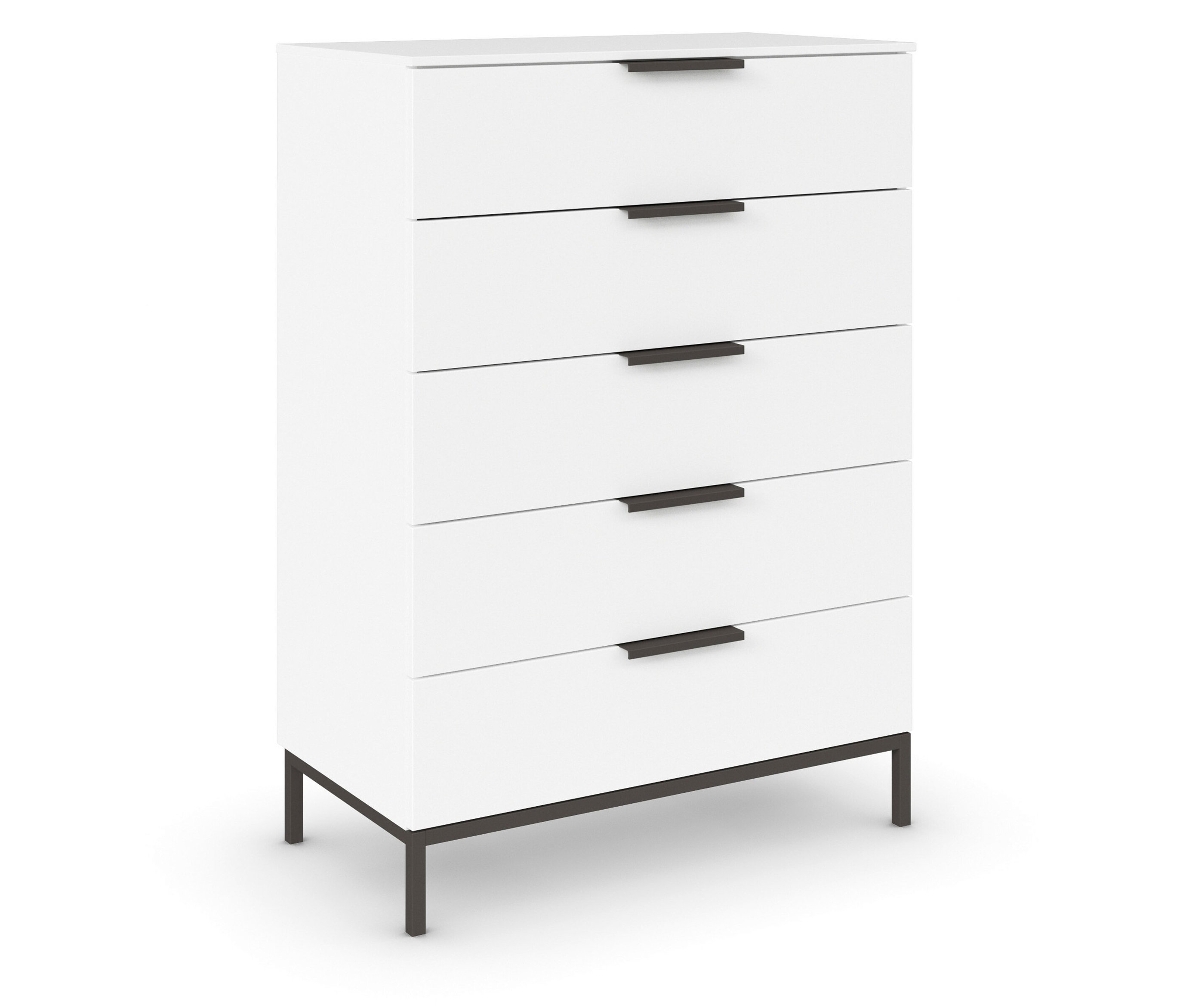 rauch Kommode »Flipp« mit Fußgestell - 80x42x111cm - weiß - Holz / Holz