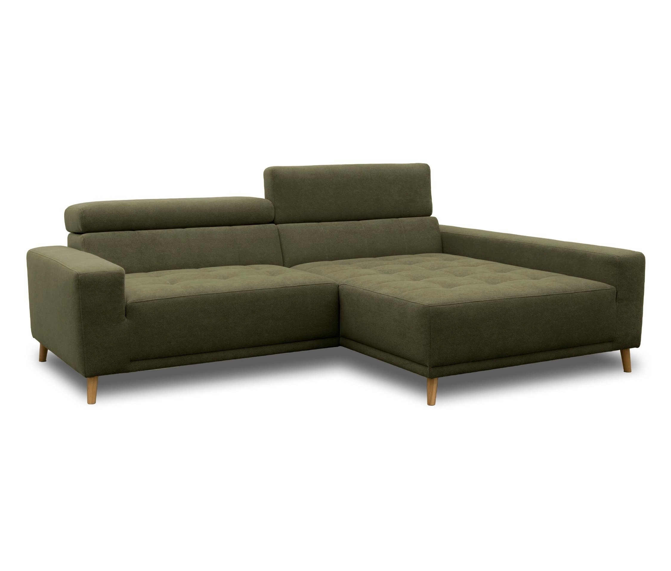 Domo Ecksofa mit Longchair »Helsingborg« - 172x248x44cm - braun -