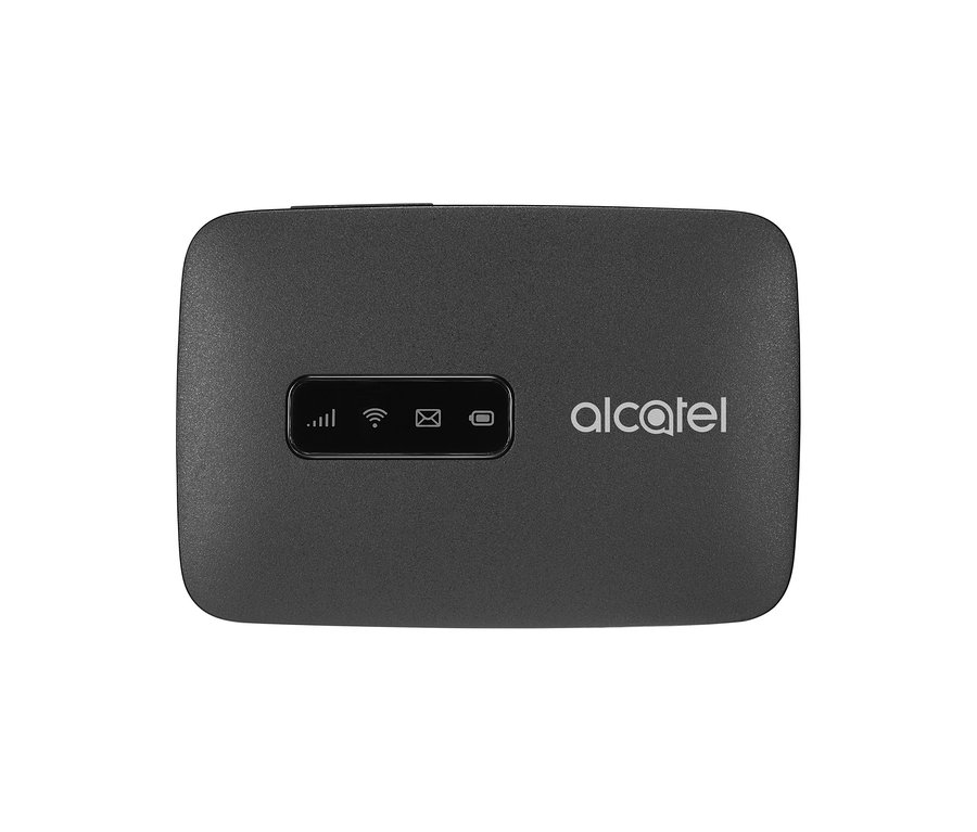 Schwarzer WLAN to go-Router Alcatel.