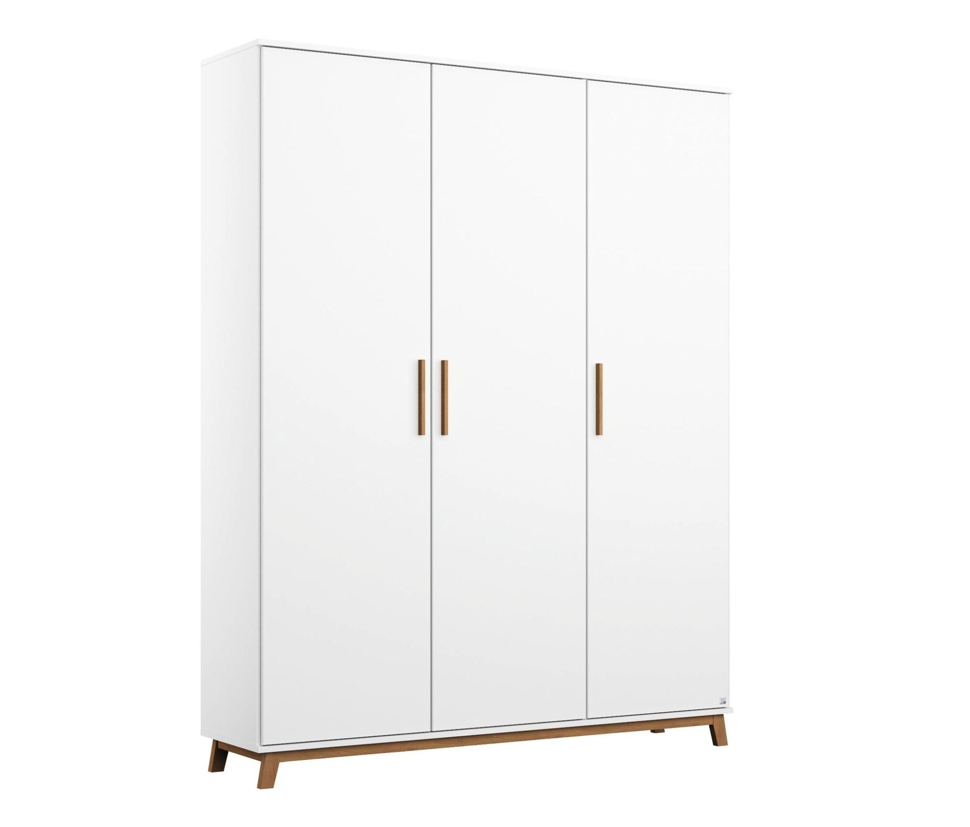 rauch Kleiderschrank »Carlsson« mit Drehtüren - 136x53x203cm - braun - Holz / Holz / Eichenholz