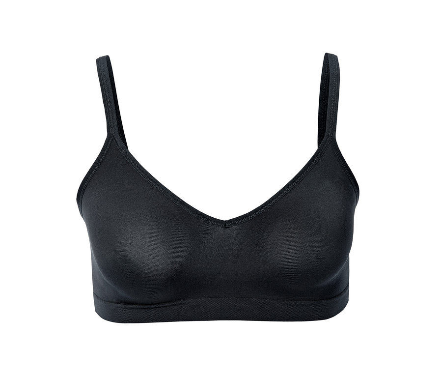 Schwarzer Seamless-Soft-BH.