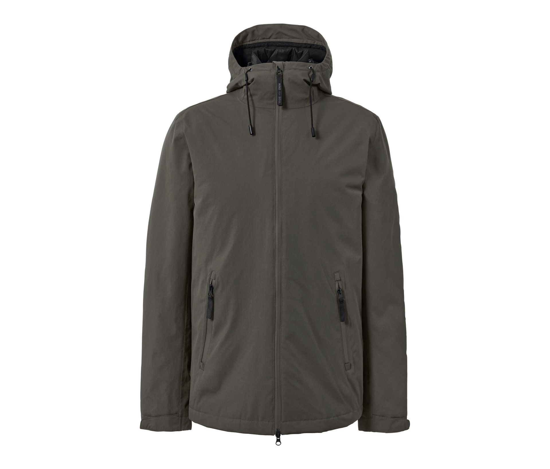 In-1-Outdoorjacke mit Weste - Herren - Gr. XL - schwarz - schwarz