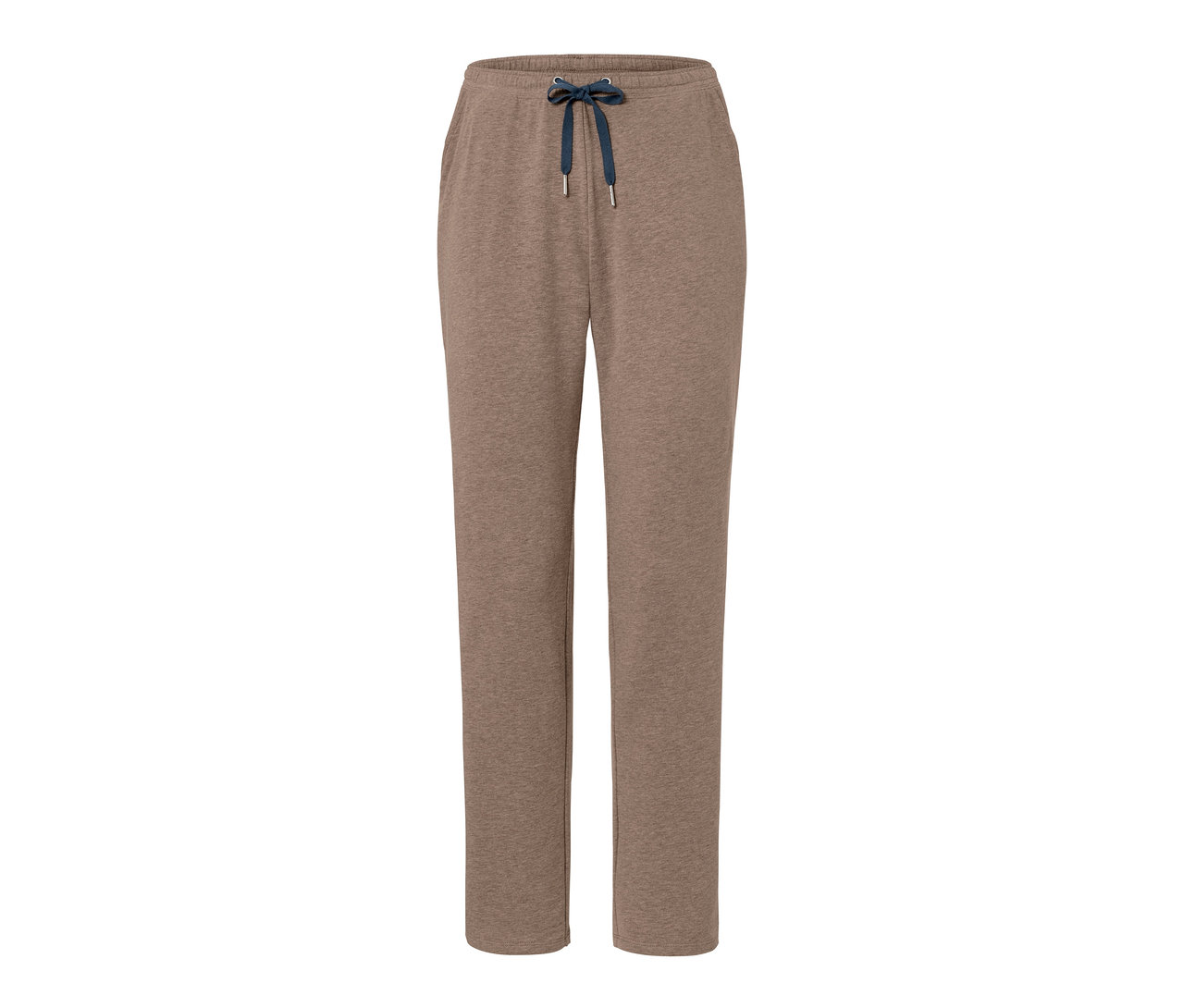 Loungewear-Hose in Toffee-Farbe mit Kordelzug.