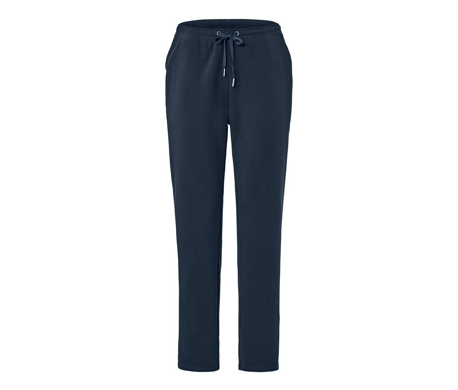 Dunkelblaue Loungewear-Hose mit Kordelzug.