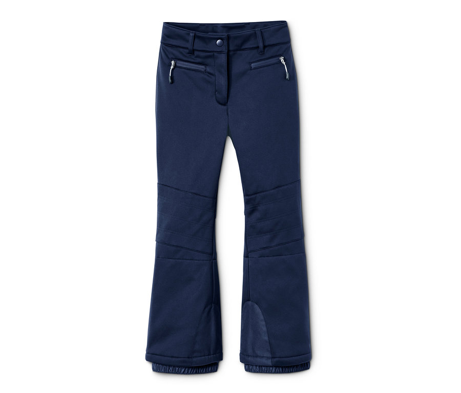 Dunkelblaue Jetskihose mit Reißverschlusstaschen.