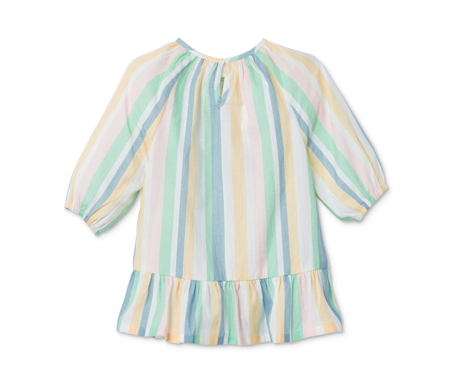 Gestreifte Schlupfbluse mit langen Ärmeln.