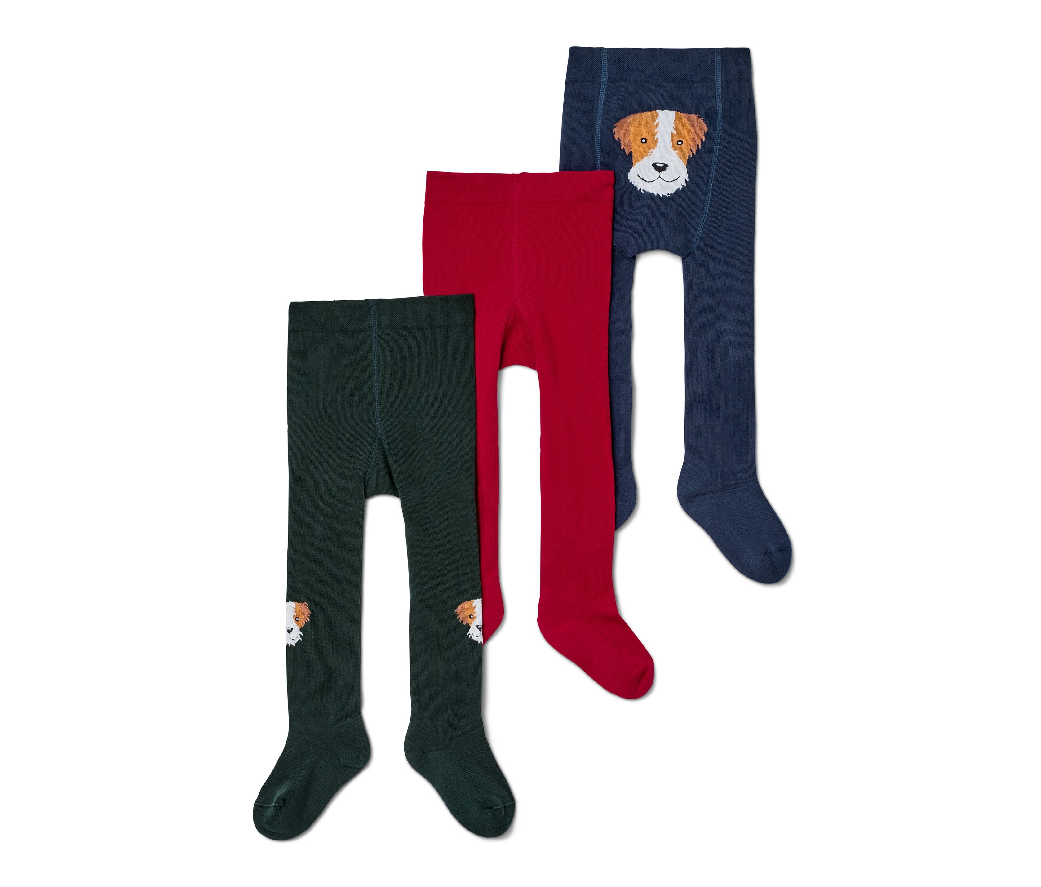 Tchibo - 3 Paar Baby-Strumpfhosen - Baby - Gr. 74/80 - dunkelblau