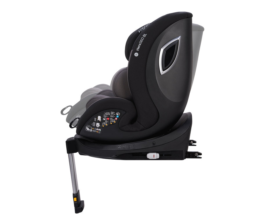 Schwarzer Osann Kindersitz »Hero360 SL«.