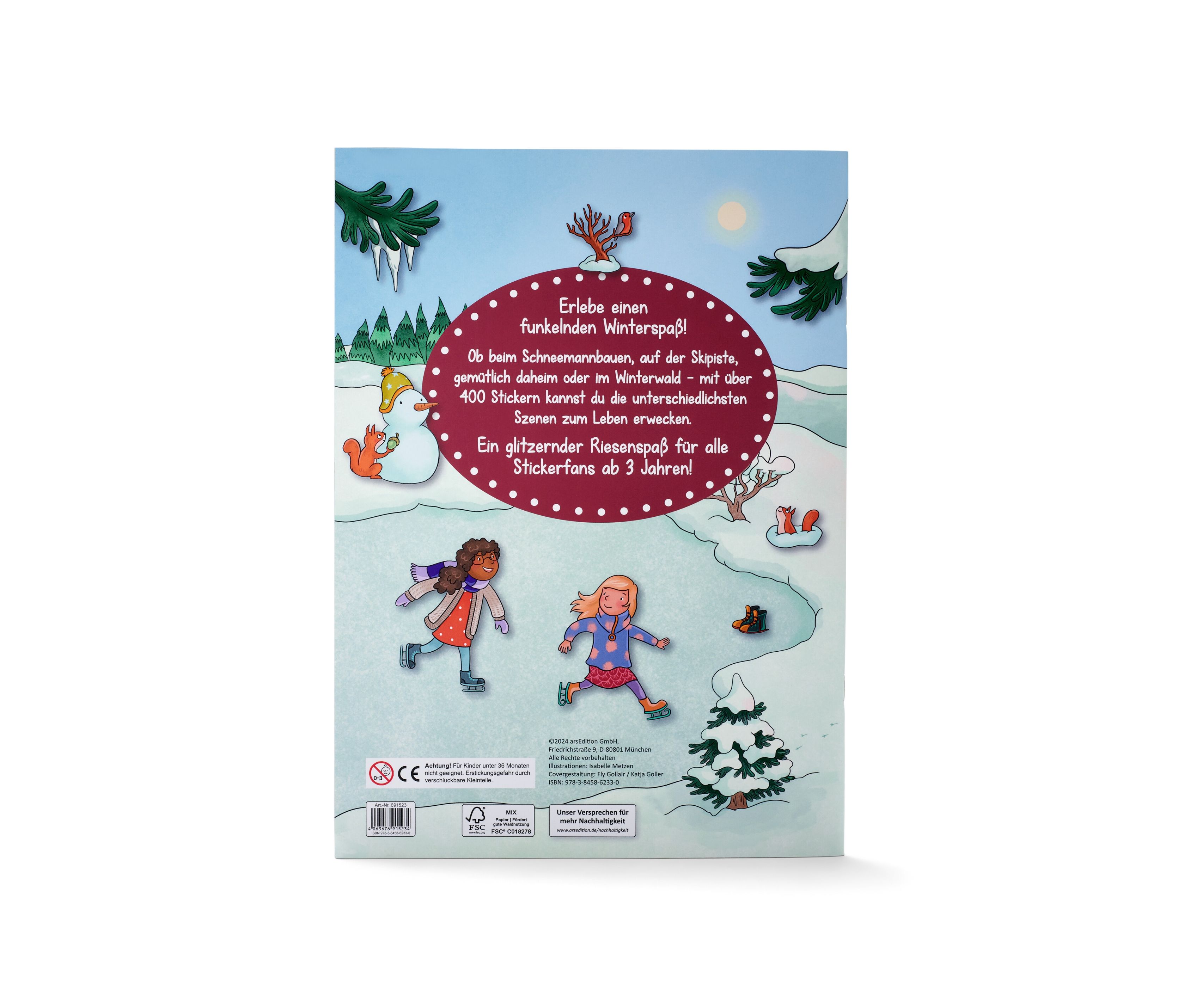 Thumbnail - Tchibo - Mein Stickerbuch »Winter«