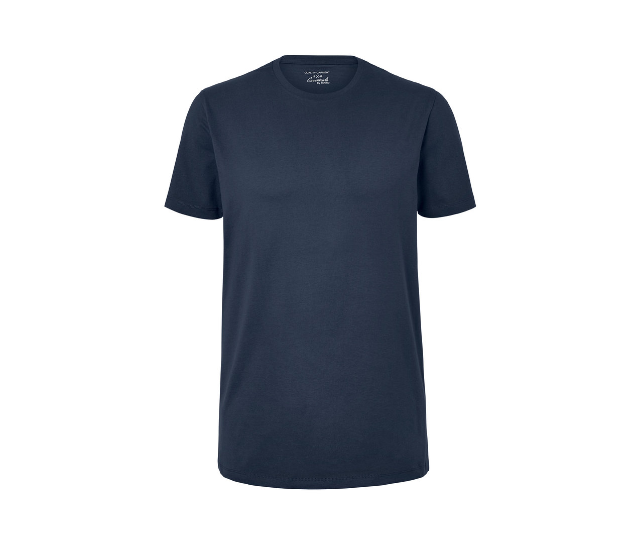 Ein marineblaues T-Shirt mit Rundhalsausschnitt, 1 Stk. aus dem 3 T-Shirts mit Rundhalsausschnitt Set.