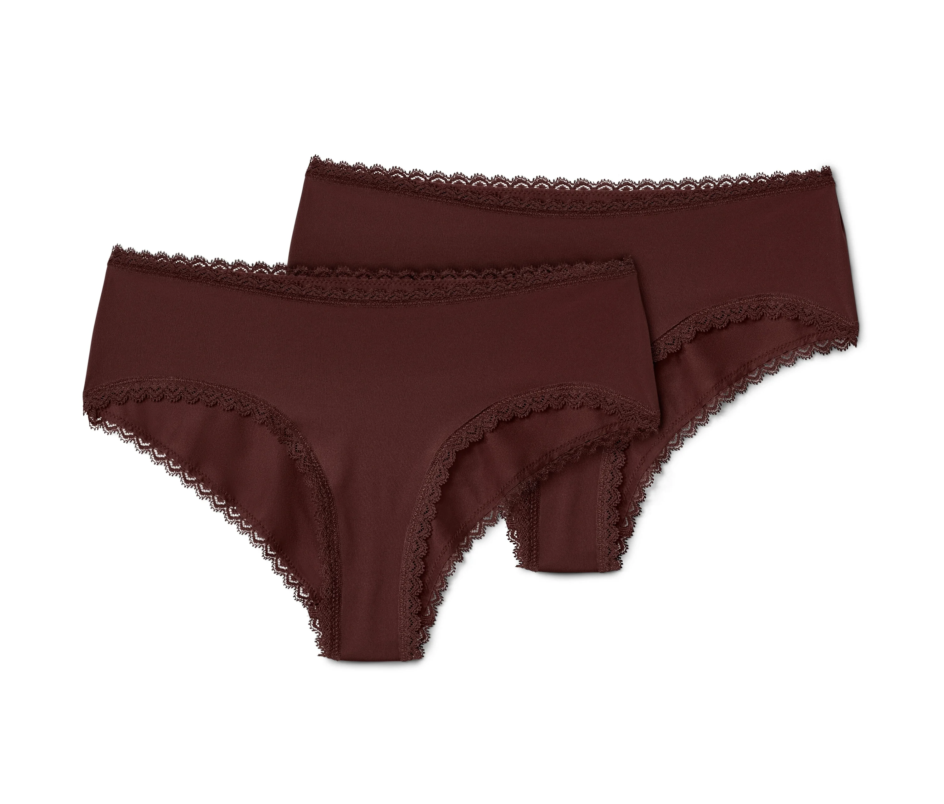 Slip Damen günstig Kaufen-Tchibo - 2 Hipster - Damen - Gr. L - braun. Tchibo - 2 Hipster - Damen - Gr. L - braun <![CDATA[2 Hipster, braun Farbe: Braun Material: 91% Polyamid, 9% Elasthan Spitze 92% Polyamid, 8% Elasthan Damenslips in softer Microtouch-QualitätMit zarter SpitzeMit
