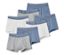 7 Kinder-Slipboxer, grau/weiß/blau - Blau