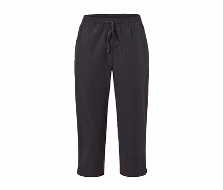 Schwarze Softshell-Funktionscapri.