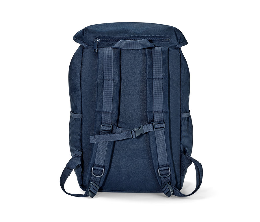 Rückansicht eines Outdoor-Rucksacks.