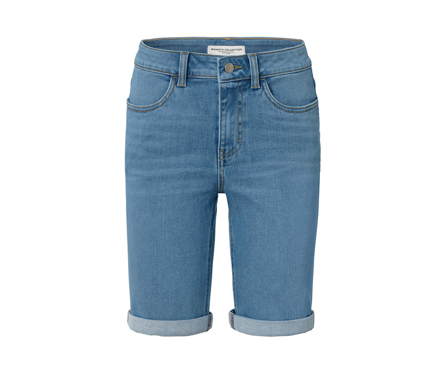 Helle blaue Bermuda Jeans – Fit »Lea«.