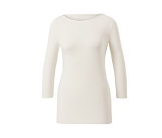 Shirt mit 3/4-Arm, weiß