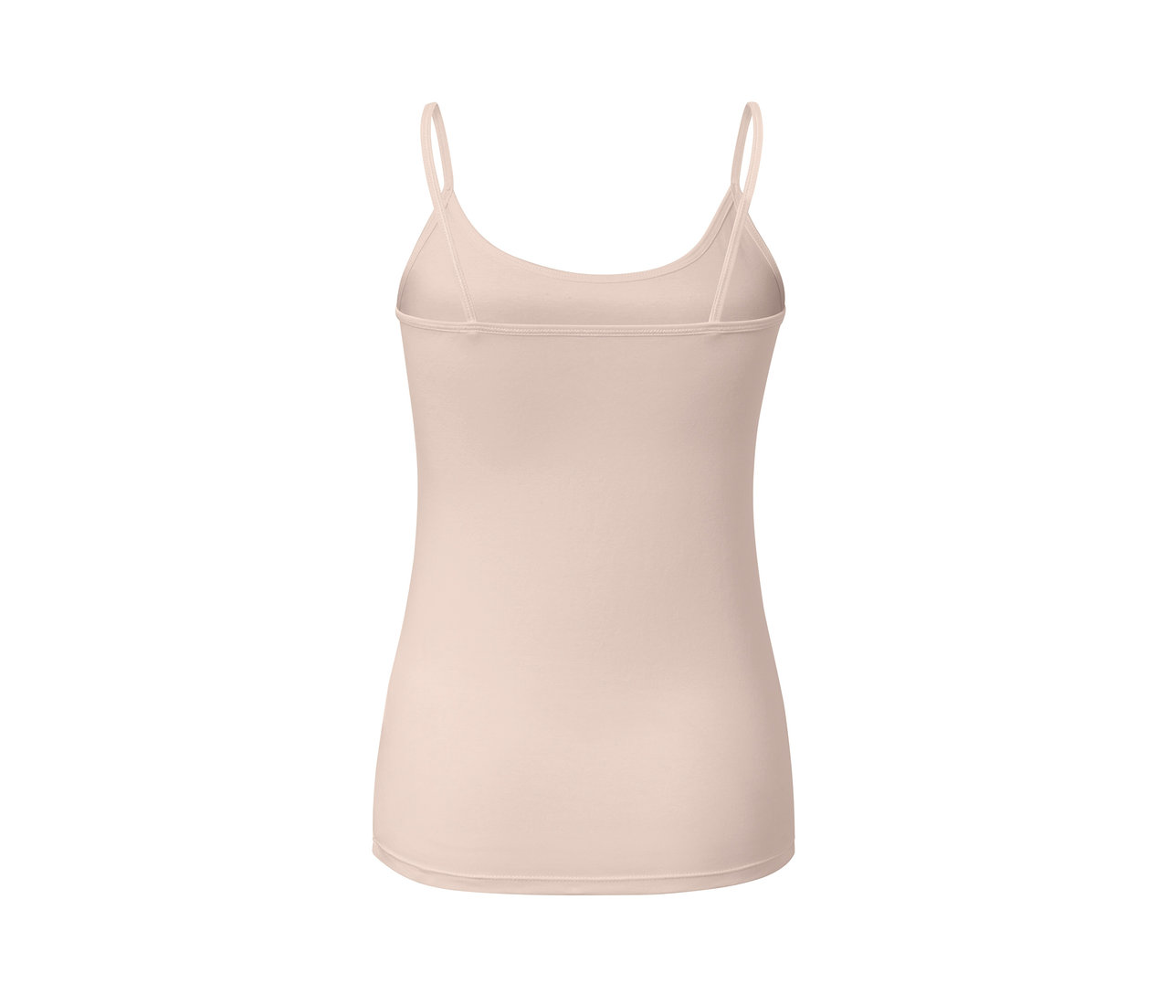 Detailansicht eines cremefarbenen 3 Hemdchen.