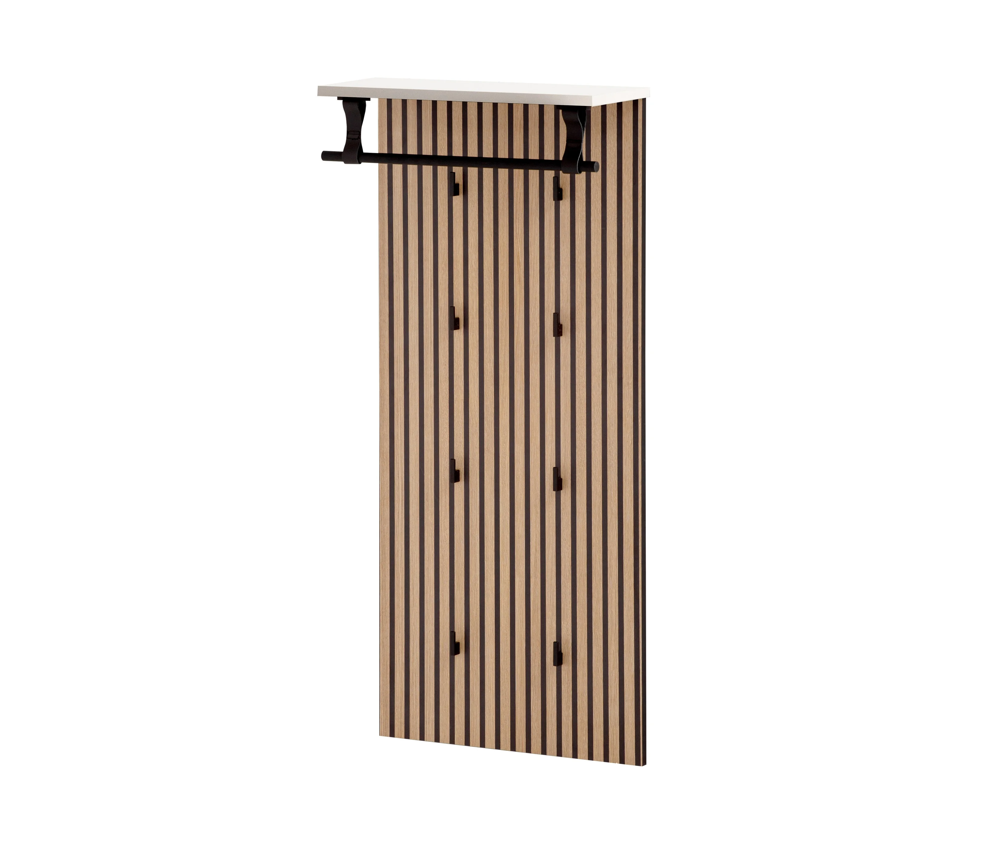 US mit günstig Kaufen-Tchibo - Hakenpaneel »Loft« - 50x21x110,5cm - schwarz - Holz / Metall / Kunststoff. Tchibo - Hakenpaneel »Loft« - 50x21x110,5cm - schwarz - Holz / Metall / Kunststoff <![CDATA[Hakenpaneel »Loft« Farbe: Weiß mit Akustik-Dekor Kleiderhak