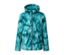 Regenjacke, Alloverprint - Türkis-petrolfarbener Alloverprint