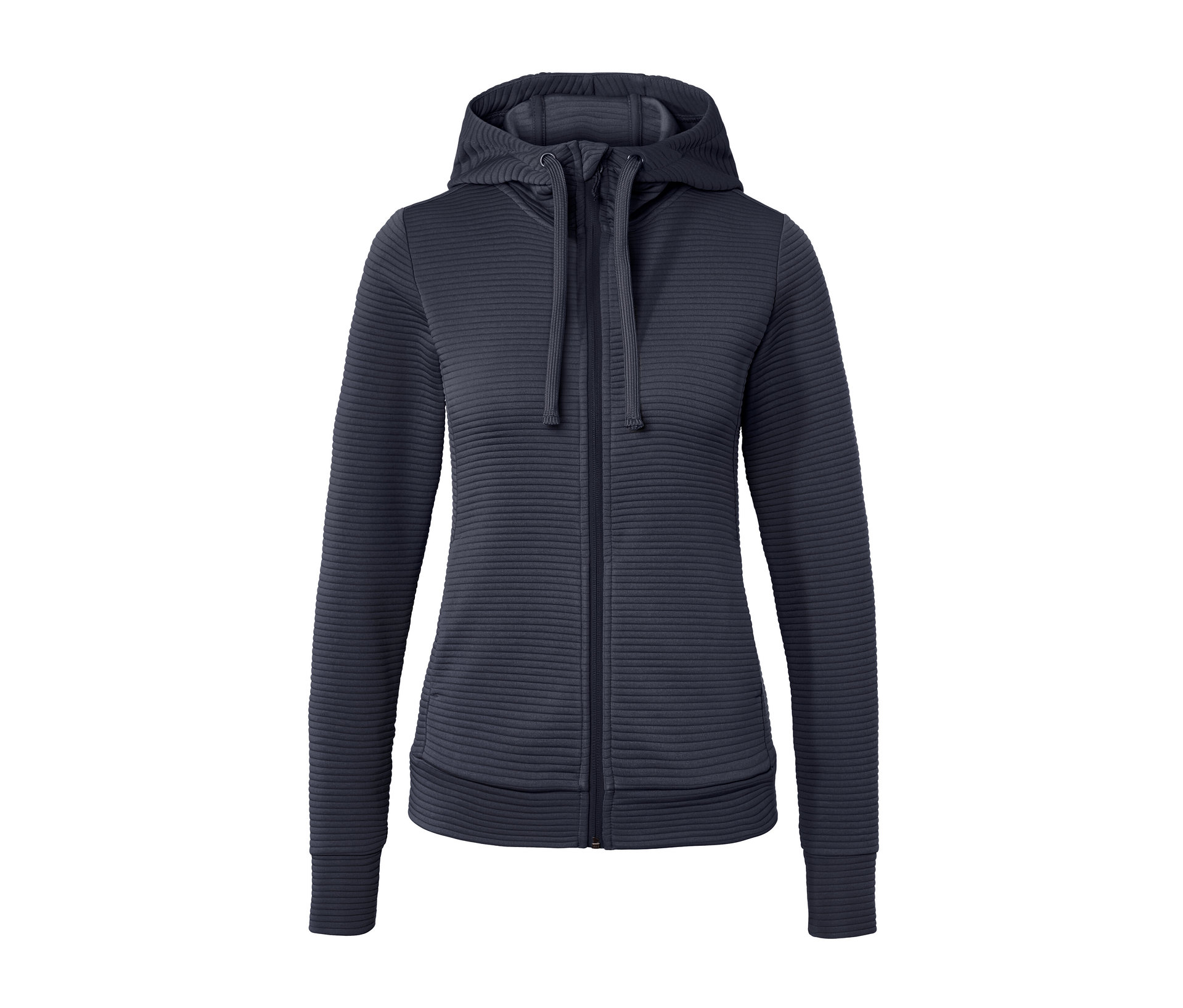 Kapuzenjacke - Damen - Gr. XS - blau - blau