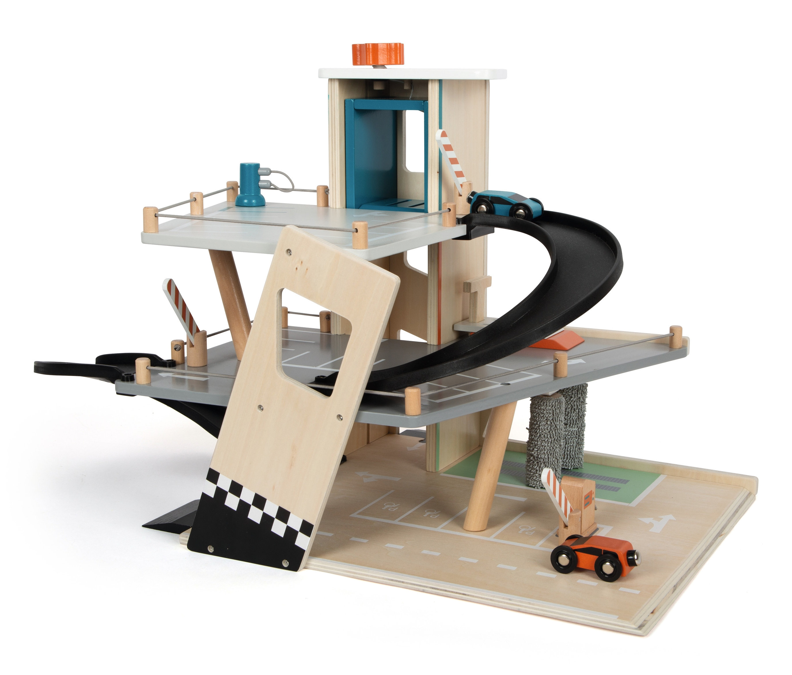 small foot Parkhaus »Rallye« - braun - Holz
