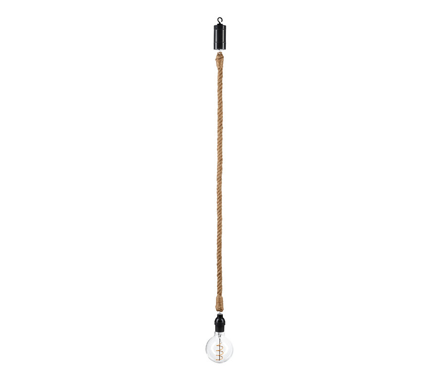 Eine hängende LED-Outdoor-Filamentleuchte.