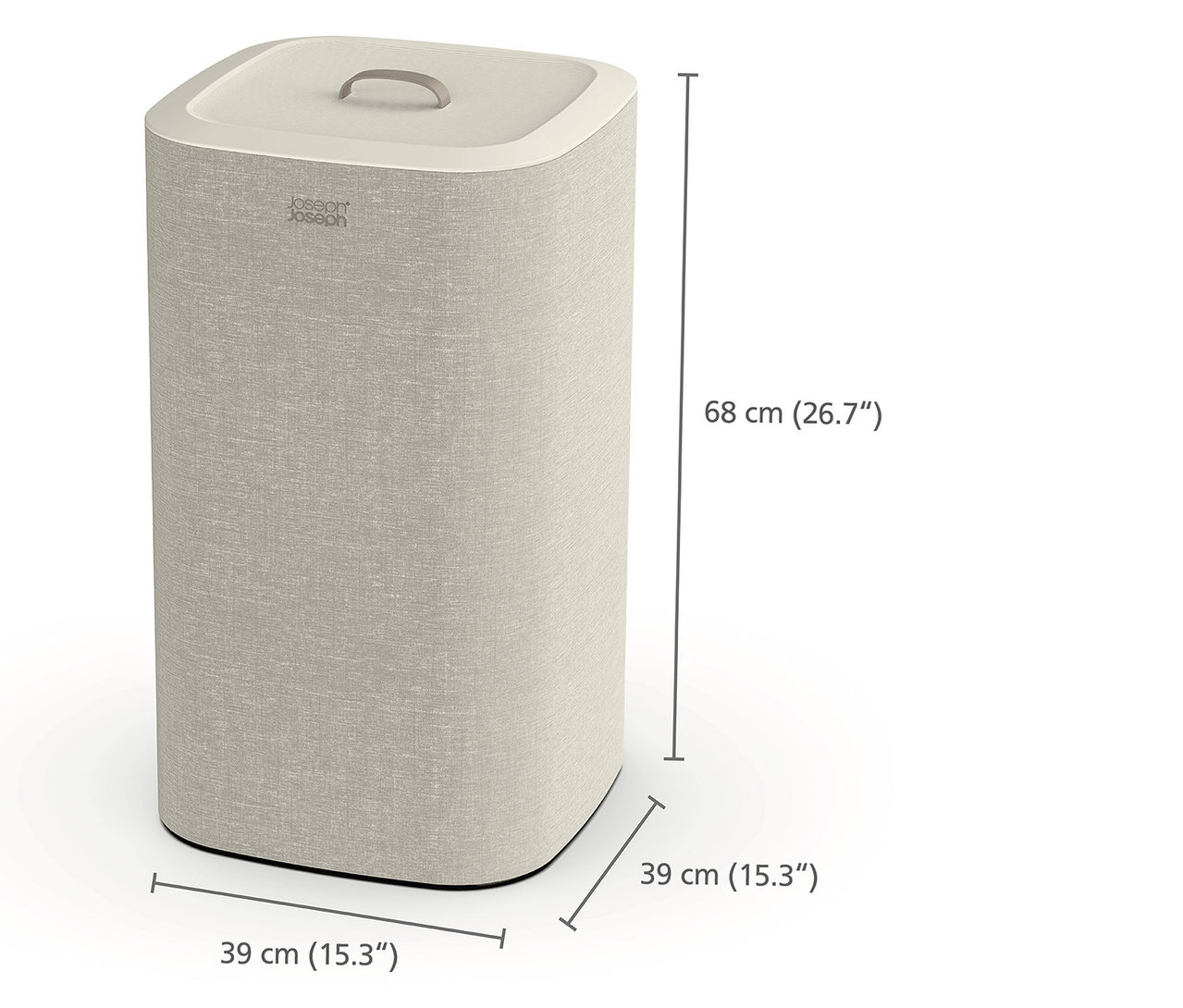 Rechteckiger Wäschekorb Joseph Joseph »Tota«, 60 l.
