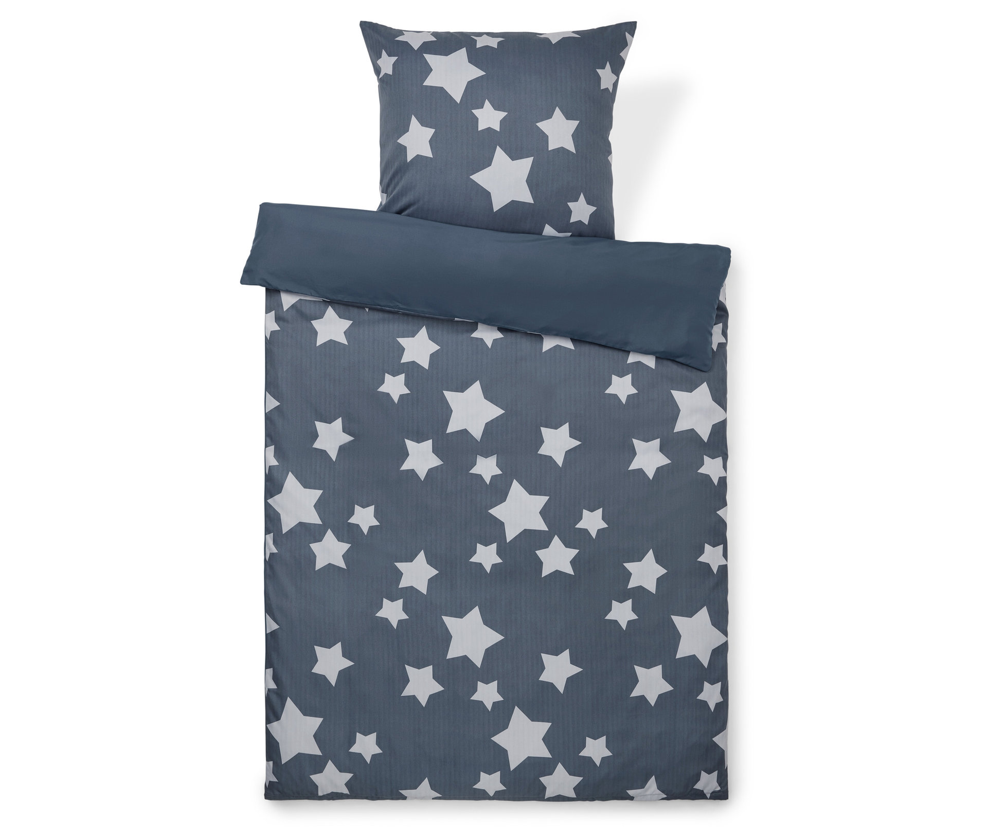 Tchibo - Kinder-Microfaser-Flanell-Bettwäsche - blau