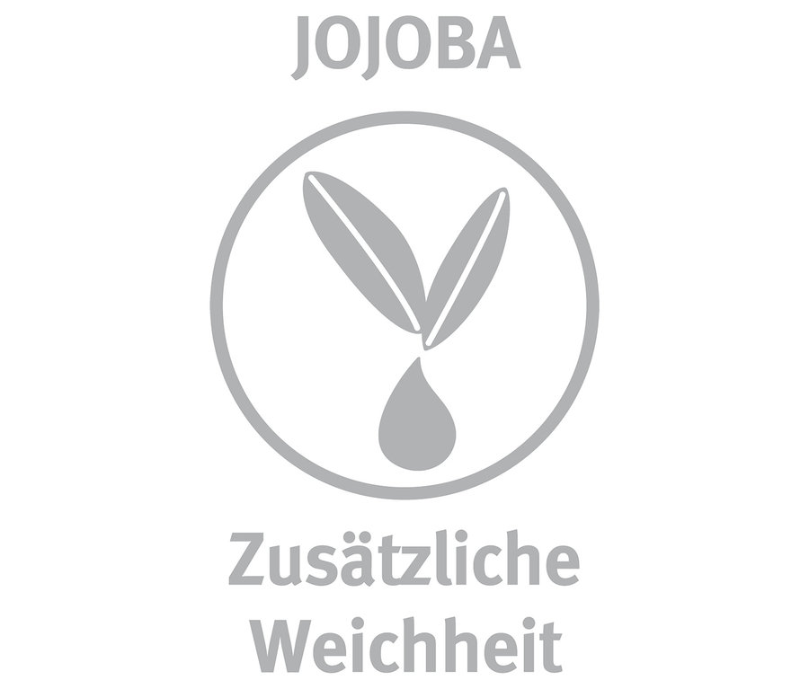 Jojoba-Logo für "Zusätzliche Weichheit".