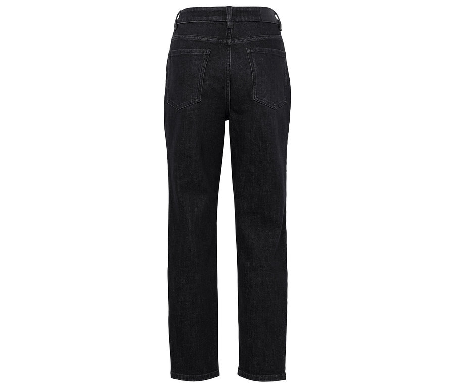 Schwarze Jeans von hinten.