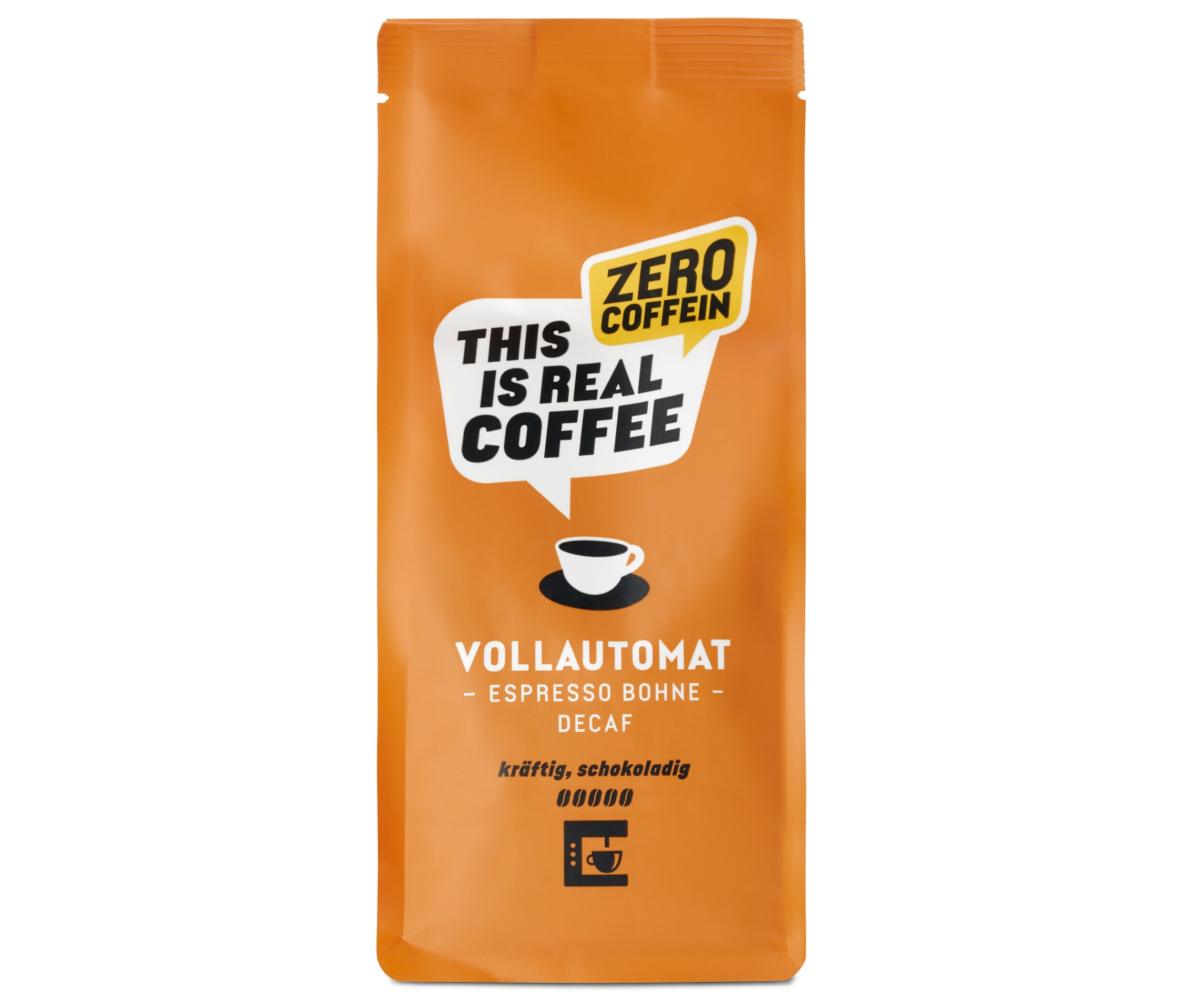 Hanseatic - This is real Coffee Vollautomat Espresso Decaf, entkoffeiniert - 200 g Ganze Bohne - Intensität: 2/6