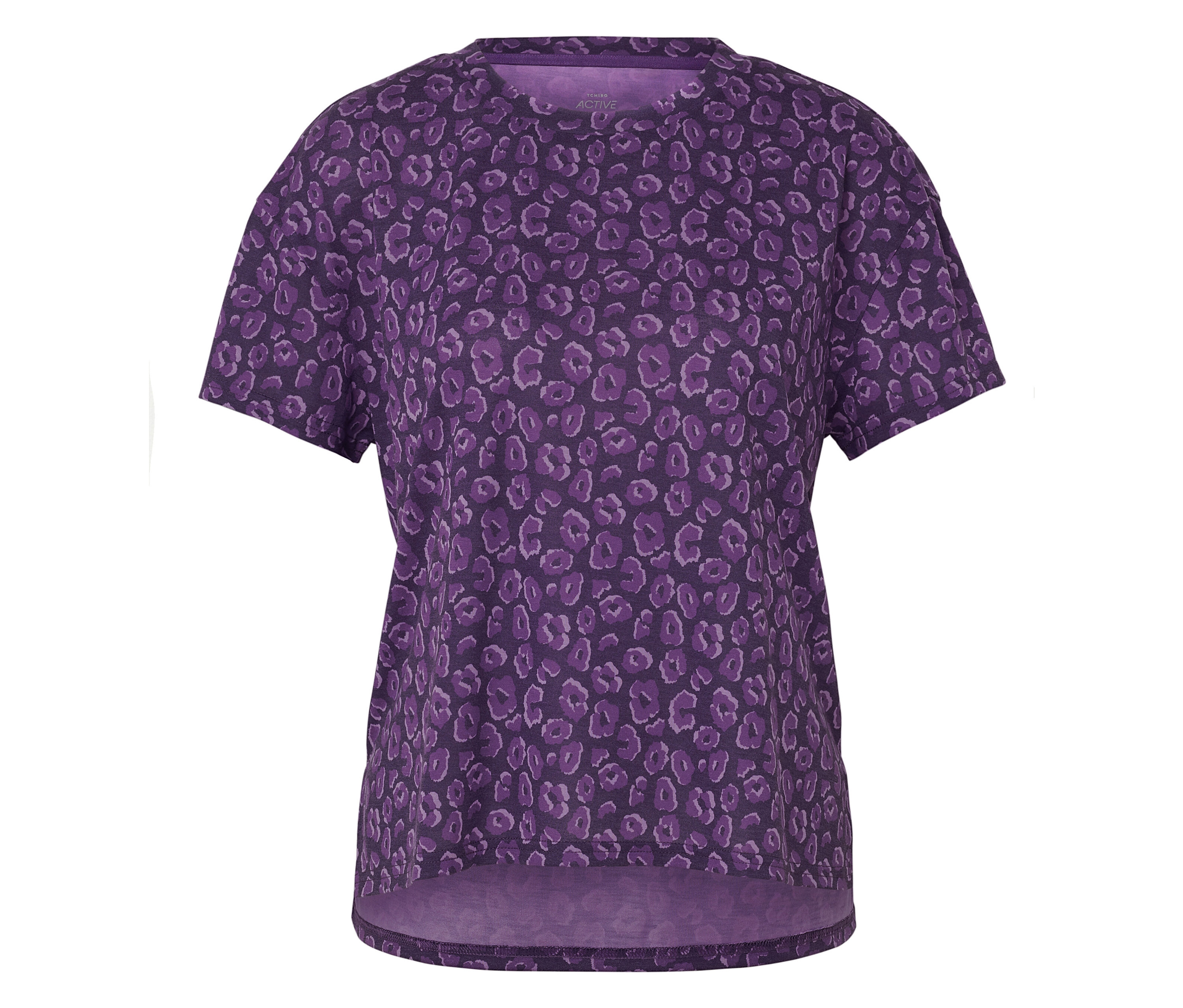 Tchibo - Sportshirt - Damen - Gr. S - lila/print