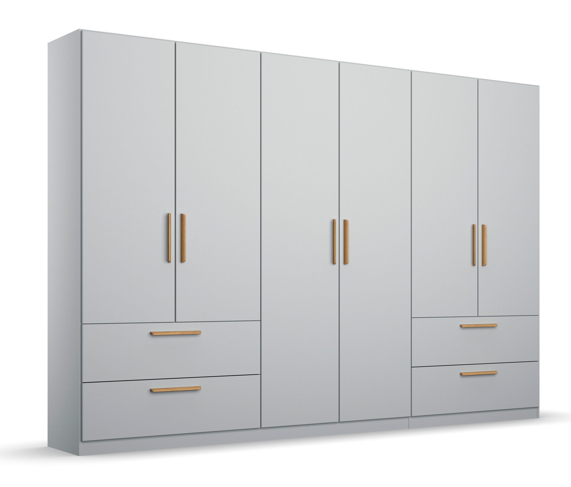 rauch Drehtürenschrank »Skandi« - 271x54x210cm - braun - Holz